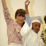 Each year, the preschool program holds a graduation ceremony.