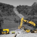 Natural Gas pipeline construction.