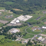 Sky-view of the park... Place is huge. If you're in concessions, pray you get a ride to stand 4