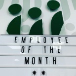 Employee of the month!