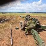 Myself getting trained on the LG1 Howitzer over the summer of 2016.