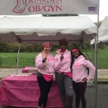 Our team at the American Breast Cancer Society's annual fundraiser walk