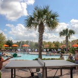 Ping Pong at one of the pools at Summer Bay Orlando!