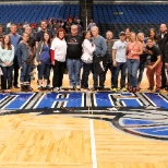 Team outing at the Magic game