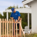 Craftsman installs new fence