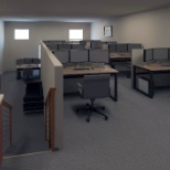 Rendering of our new office.