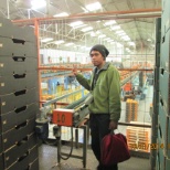 when I worked sometimes at the factory.