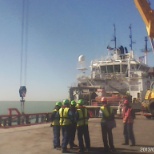 that's is my team work in waiting for  unloading casing containers..
..caming from offshore