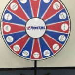 Employee of the month prize wheel