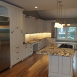 Beautiful kitchen we remodeled.