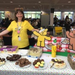 A Children in Need Bake Sale at George's Head Office