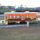 Rebuild caboose outside yard office