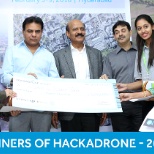 Winners of Hackadrone - 2018