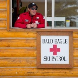 Ski Patrol on Bald Eagle at Deer Valley Resort