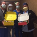 We donated masks and hand sanitizers to our our local healthcare workers #thankyouessentialworkers