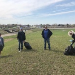 Cleaning Up Our Neighborhood - Social Distancing Style!  #HappyEarthDay