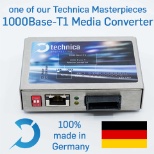 our 1000Base-T1 Media Converter, ready for the next level of car communication systems testing