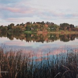 Mirror Lake in Hettinger, ND