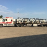 Flatbed load at our yard.