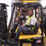 Always operating forklifts safely, thanks Ernie!