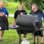 Management Grilling at the Employee Appreciation Picnic