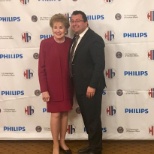 Sen. Elizabeth Dole and CareLinx CEO Sherwin Sheik at the 2nd Annual National Convening.