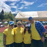 Just a few of the many volunteers from Cennox for Special Olympics MT Summer Games!