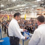 Ribbon cutting ceremony at new Pomona facility