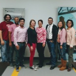 Our Mahwah office celebrating Breast Cancer Awareness Month with Pink Pride!