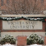 University Entrance on 17th St, Wichita KS