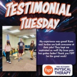 Testimonial Tuesday from our patients