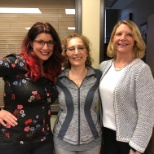 CLI CSR Mina retired after 10 years with CLI, seen here with our PDX call center manager and CLI CEO