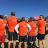 Management team ran a Spartan Race together on a weekend!