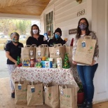 Pantry Palooza generous food donations from Mariposa Westamerica Bank Branch.