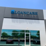 LoanCare's entrance to the Chandler office.