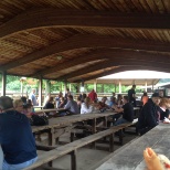 Annual company picnic at Waldameer Park in Erie.