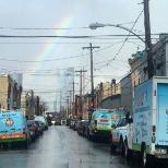 A rainbow over the GEN3 fleet in South Philly.