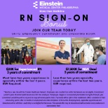 Ask about our sign on bonus for experienced RNs!