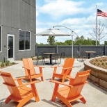 Our warehouse patio