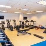 Onsite gym- health and wellness is a priority for Relias.