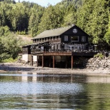 The Renfrew Pub as seen from the sea