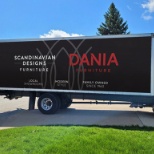 Check out our new trucks with our logos! Delivery your career with us~