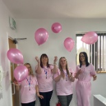 Our team in Yorkshire wore pink today in support of treatment for Eden.