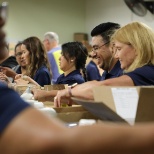 San Antonio Team volunteering