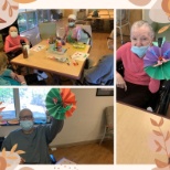 Fall crafts with our awesome residents 