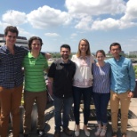 Our summer interns enjoying a nice afternoon out on our balcony!