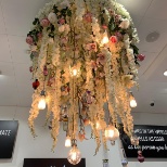 Our Perfume chandelier - at our Sheffield Concept store