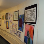 A hallway in St. Mary's George N. Hunt Campus School