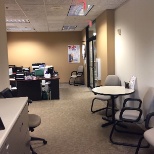 The lobby of Recruiting Solutions' Greenville office