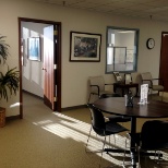 The lobby of Recruiting Solutions' Columbia office